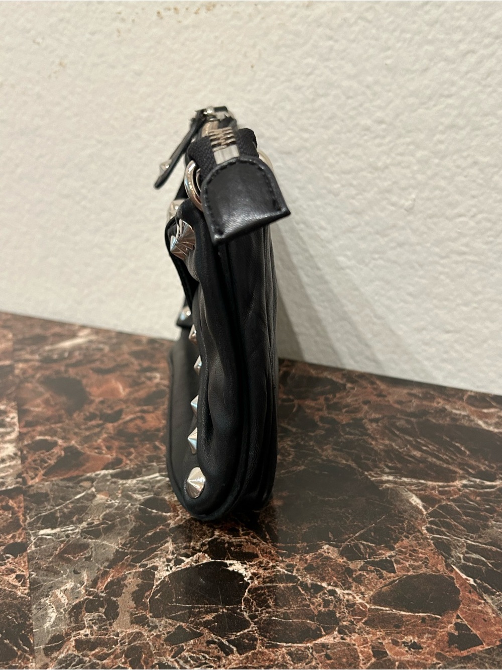 Black Studded Clutch - Picture 14 of 16